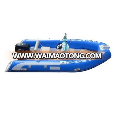 2019Year Popular Water Sports 14FT Inflatable Rib Boat 40HP For Sale